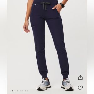 FIG clothing high waisted Zamora jogger scrub pants large petite